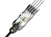 Cable tube divider 12 x 5mm out -1  cable in  5-7mm 