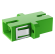 007886 SC/APC simplex SM ceramic adapter green  SC/APC simplex SM ceramic adapter green