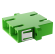 008065 SC/APC duplex SM ceramic adapter green  SC/APC duplex SM ceramic adapter green